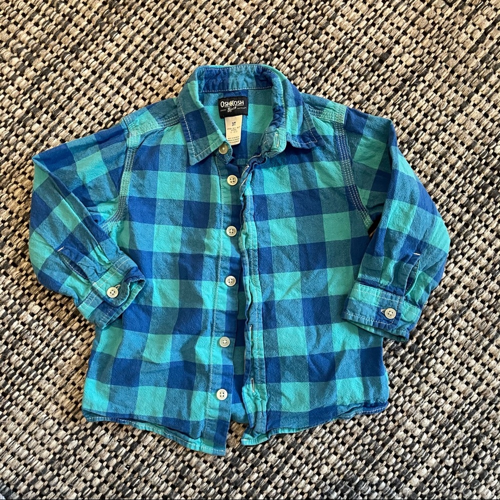 Checkered Button down shirt